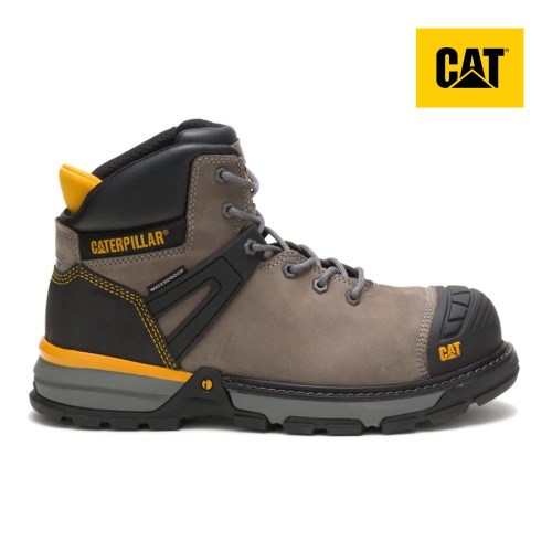CAT Excavator Superlite Waterproof Nano Toe CSA Men's Work Boots Brown (AU H-082) Australia